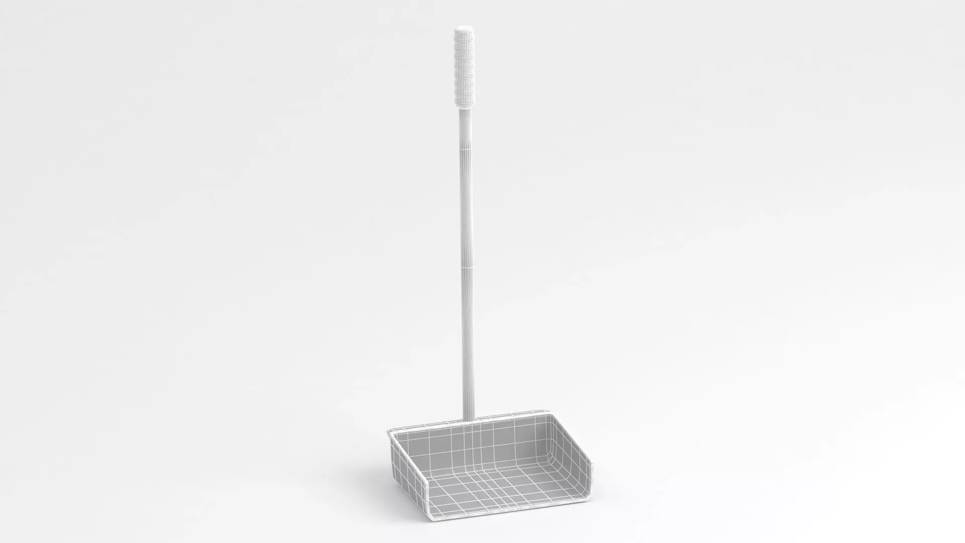 Orange Large Dustpan 3D model_6
