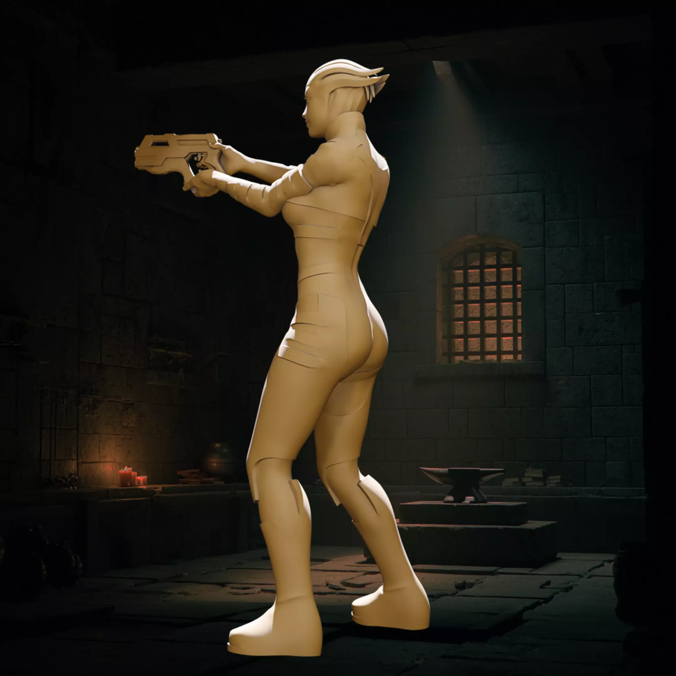 Mass Effect Liara 3D print model_12