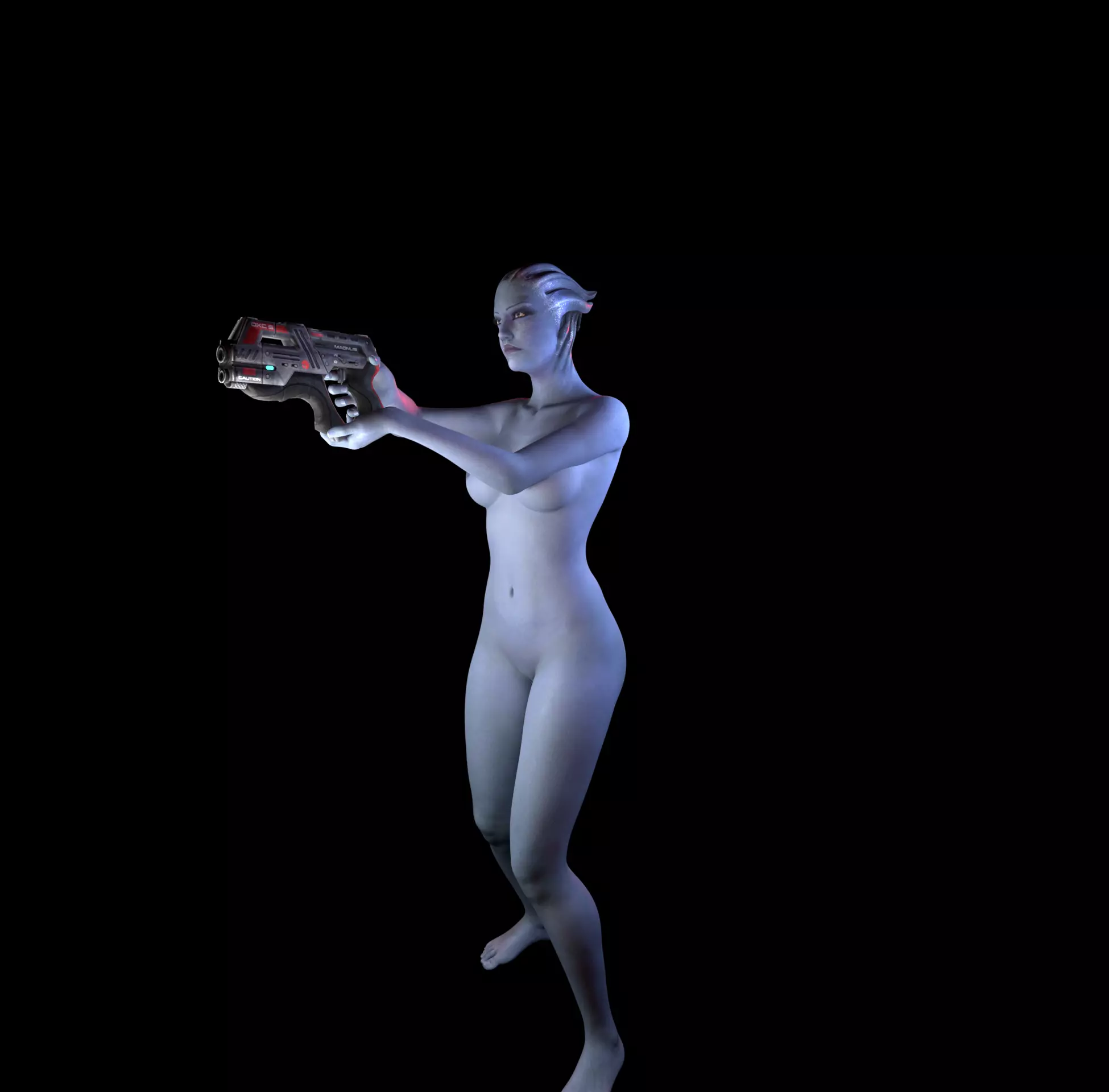 Mass Effect Liara 3D print model_5