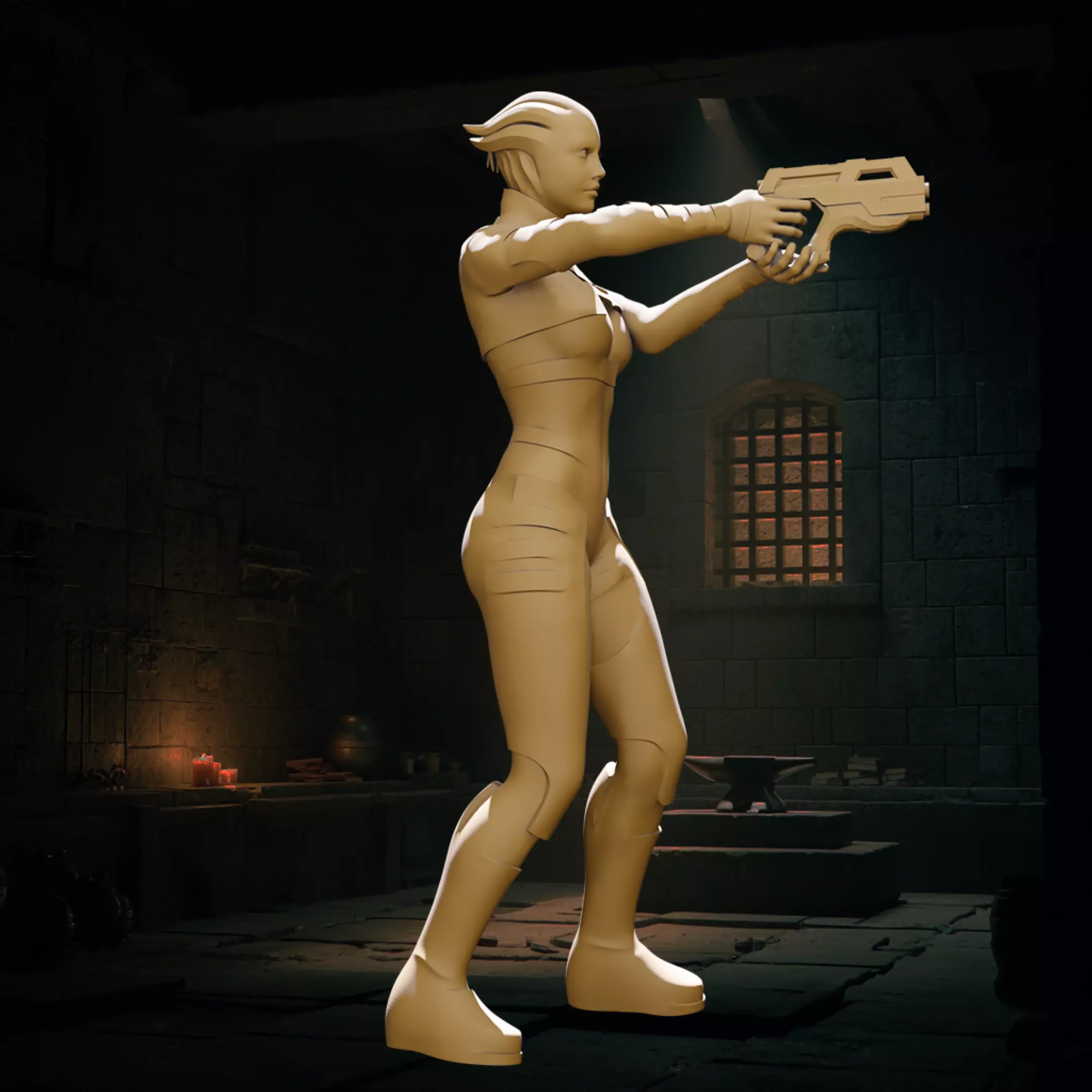 Mass Effect Liara 3D print model_13