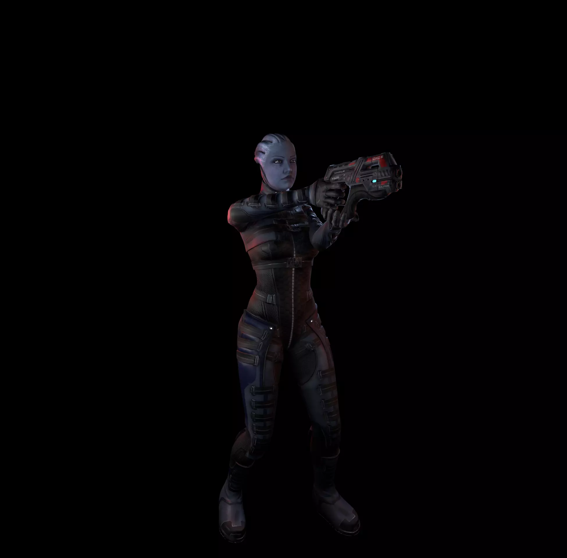 Mass Effect Liara 3D print model_2