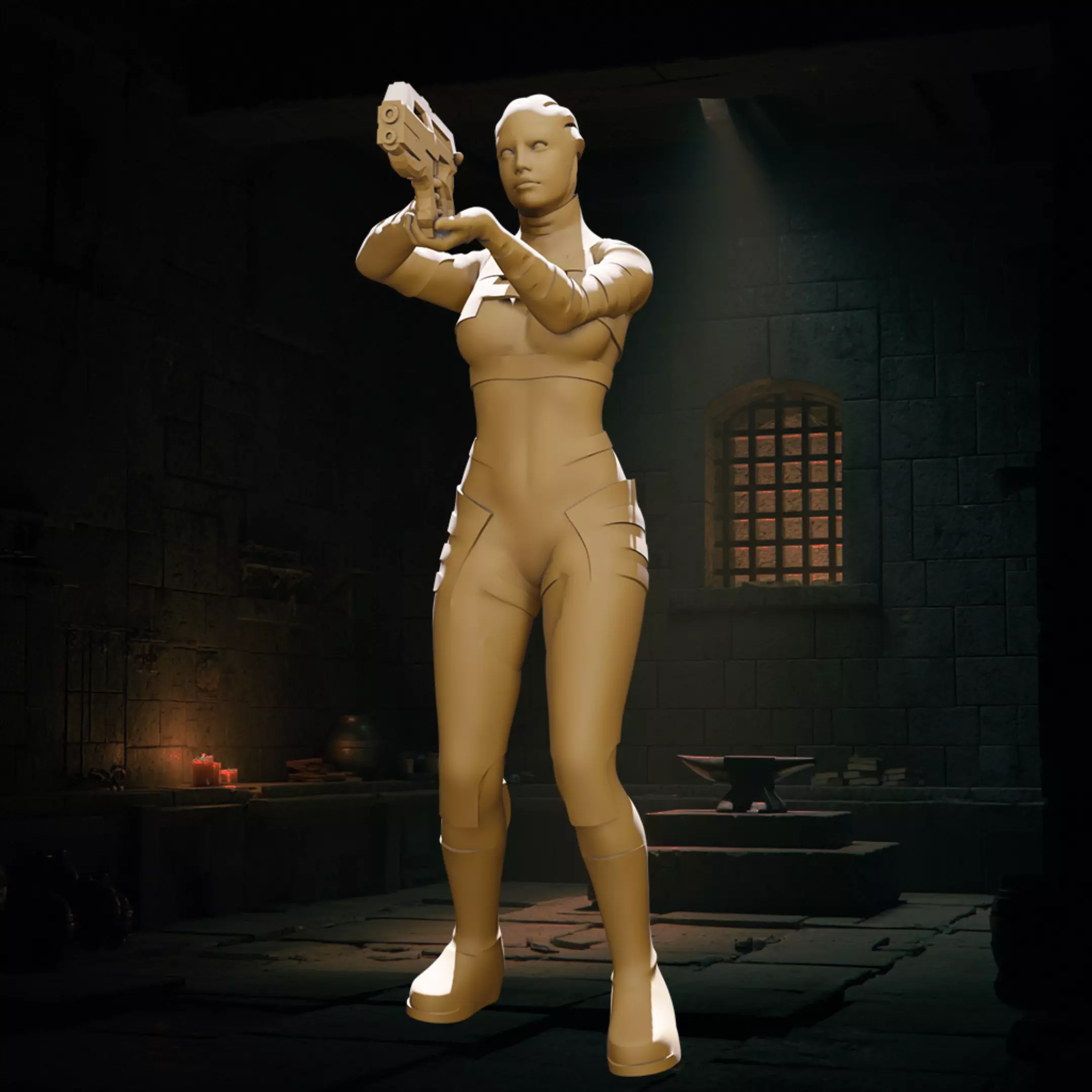 Mass Effect Liara 3D print model_0