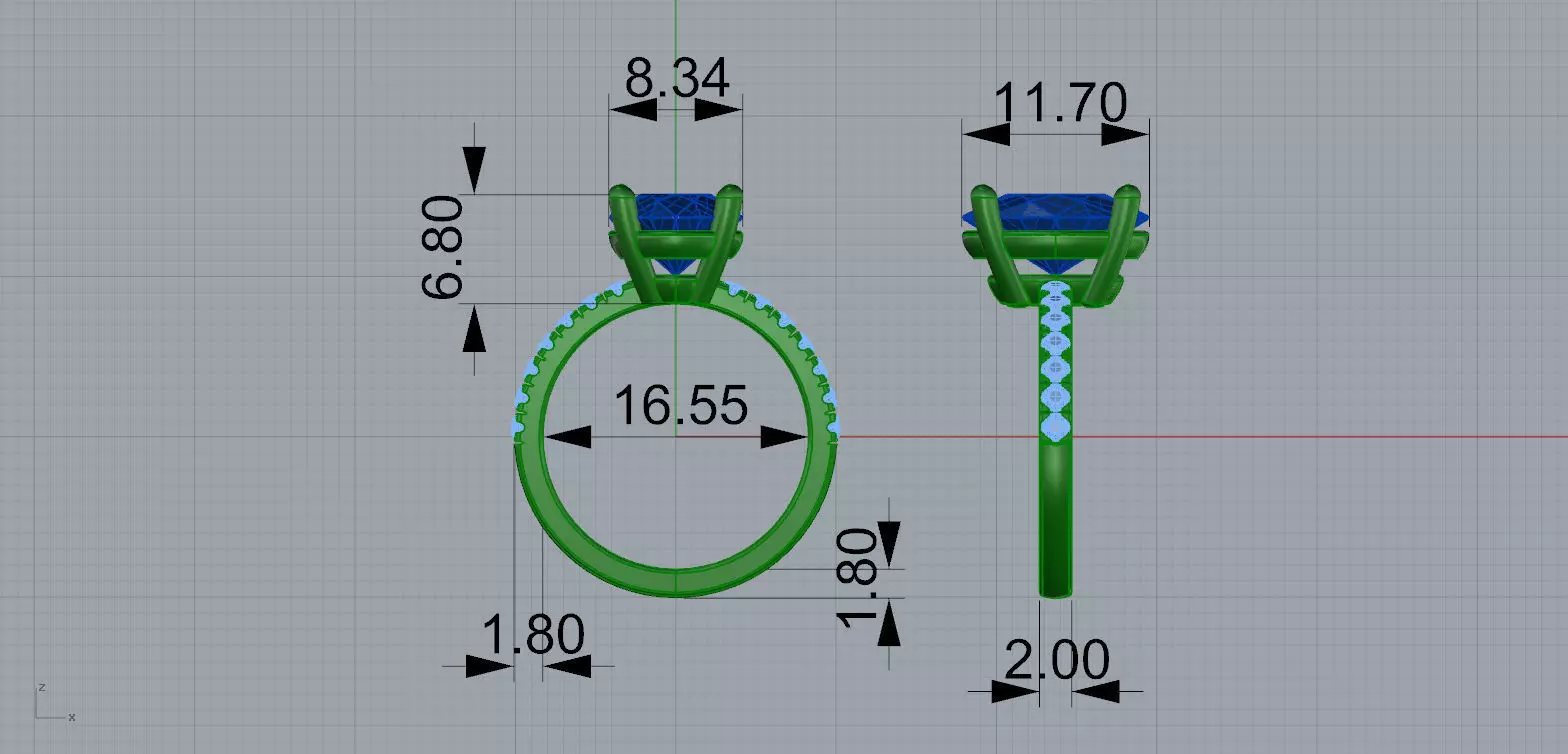 Gold N1581 3D print model_6