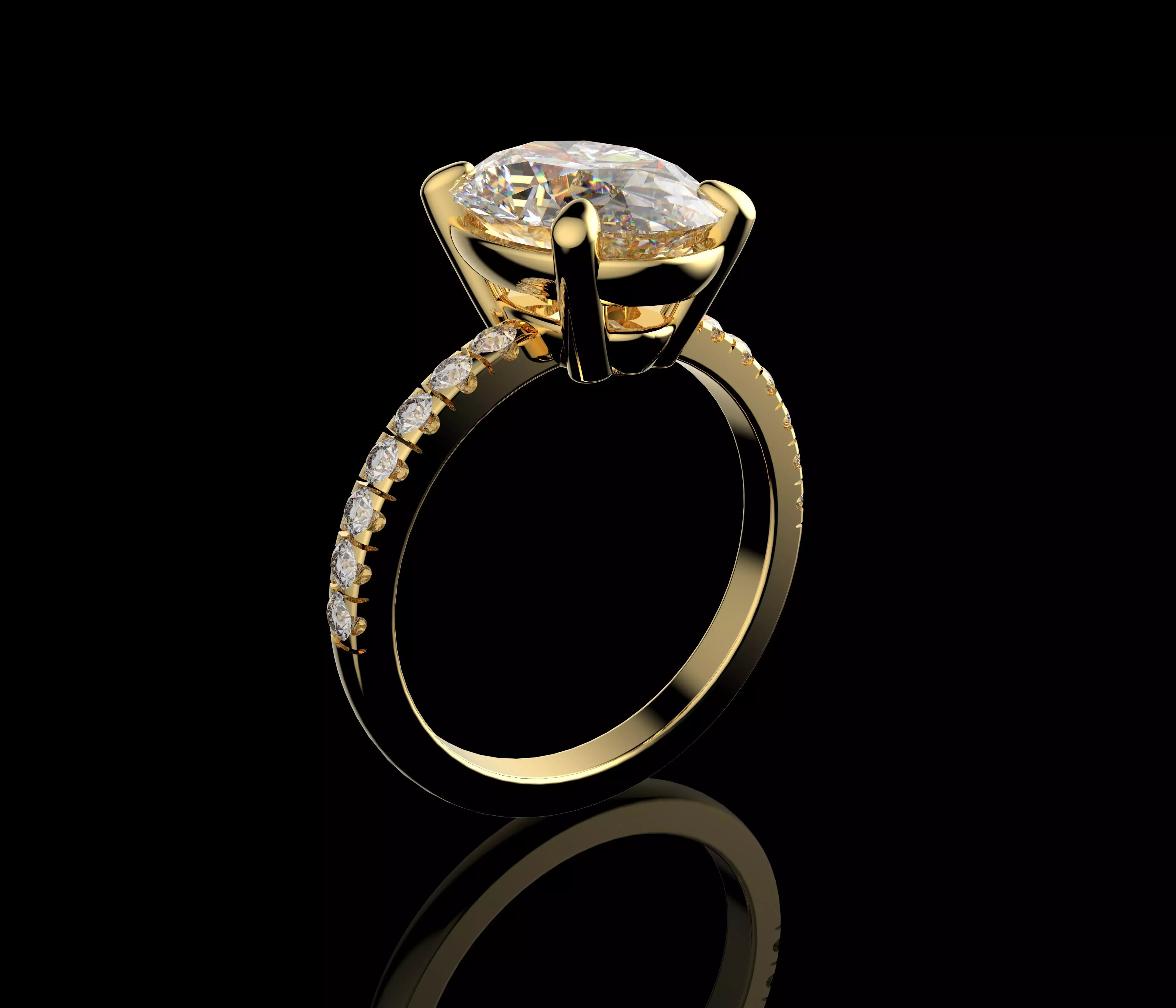 Gold N1581 3D print model_5