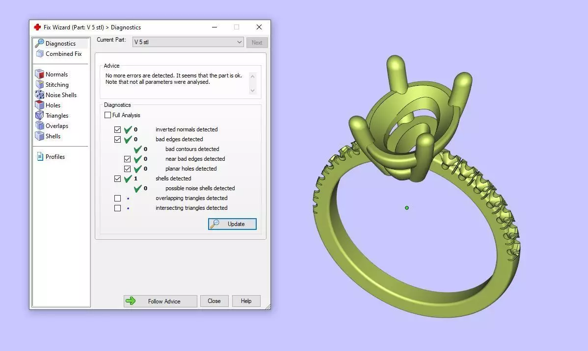 Gold N1581 3D print model_7