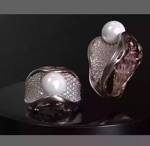 Jewelry Pearl Ring