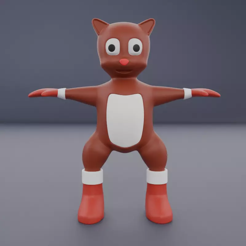 3d printable little bear 3D print model_3