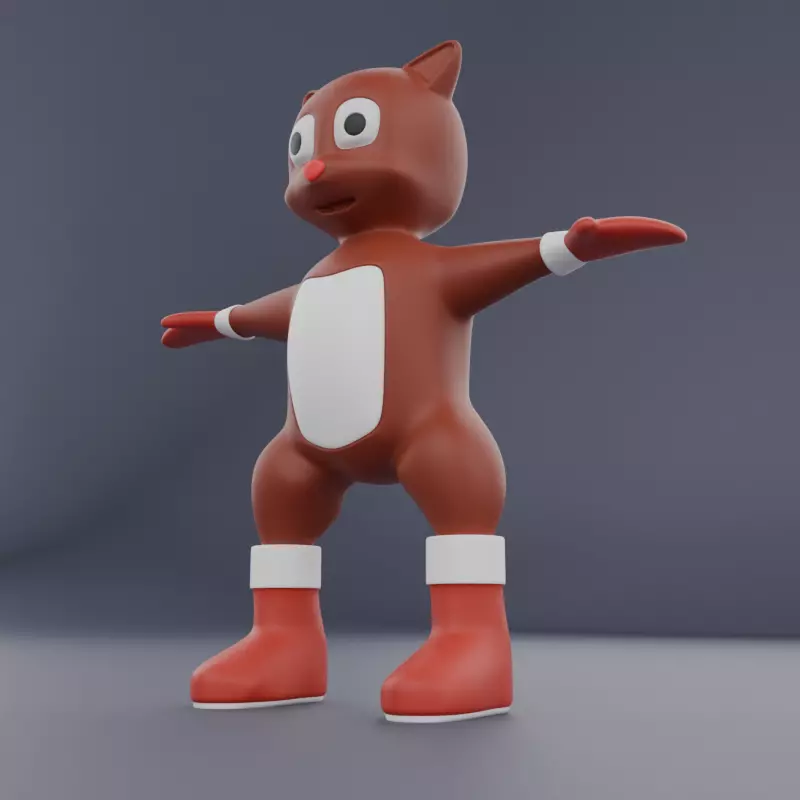 3d printable little bear 3D print model_5