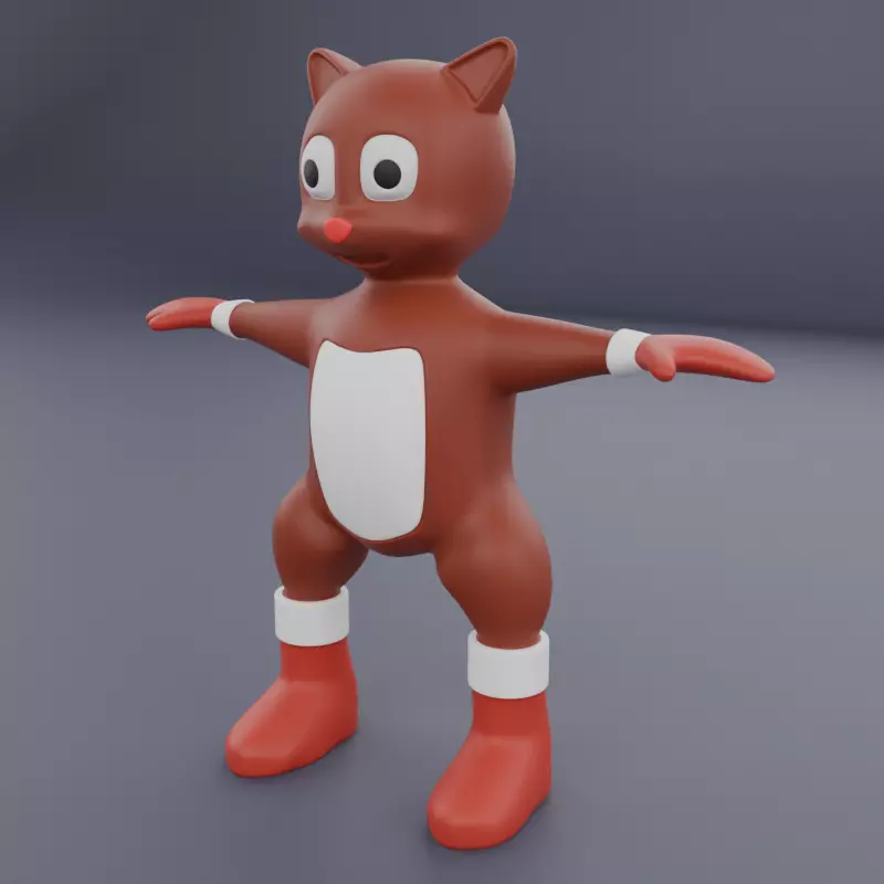 3d printable little bear 3D print model_0