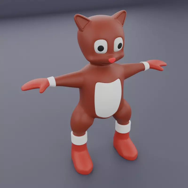 3d printable little bear 3D print model_1