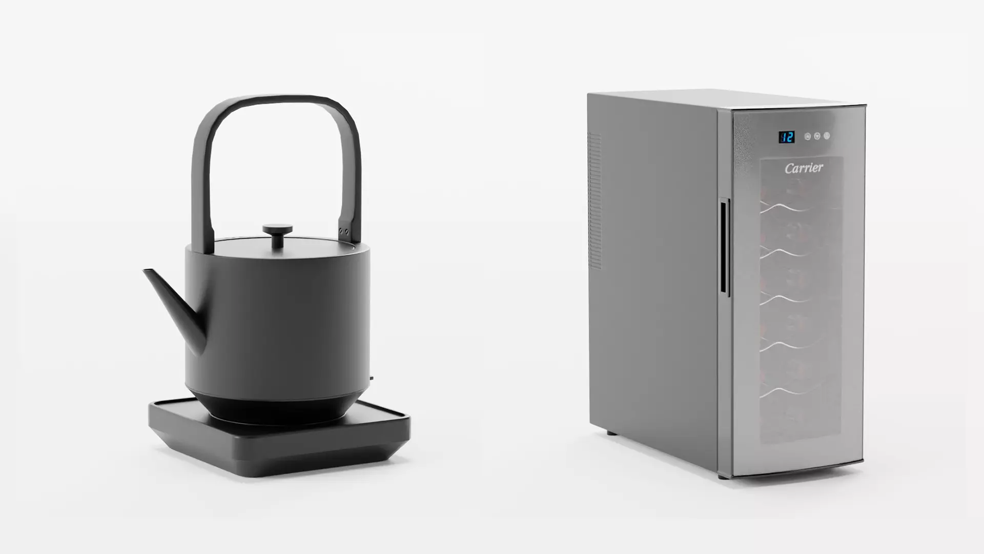 Interior Furniture Set vol 21 Free low-poly 3D model_1