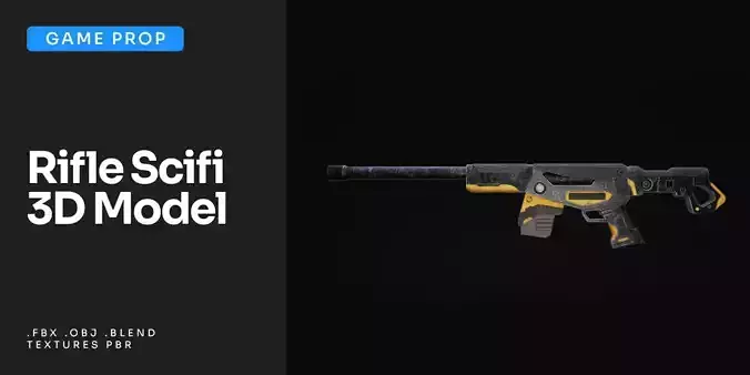 Mirazaer Rifle Scifi Game Ready