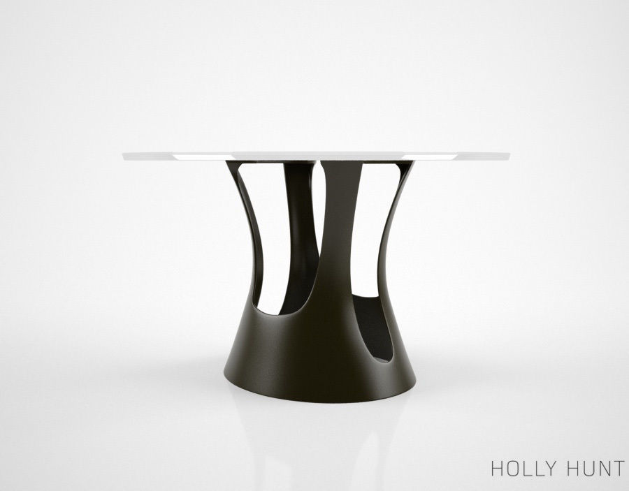 Holly Hunt Gunsight Table 3D model_2