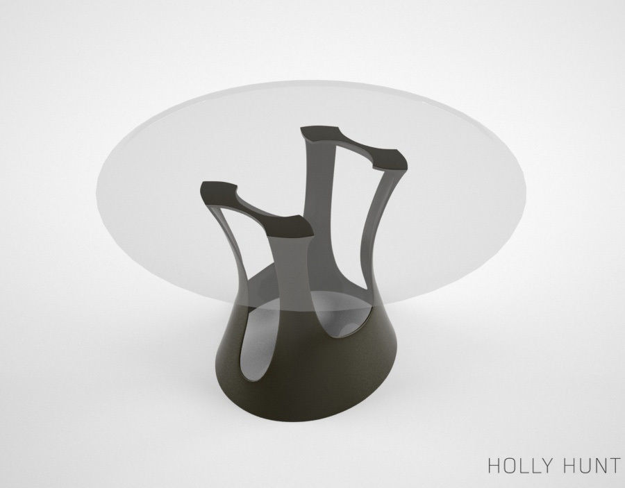 Holly Hunt Gunsight Table 3D model_1