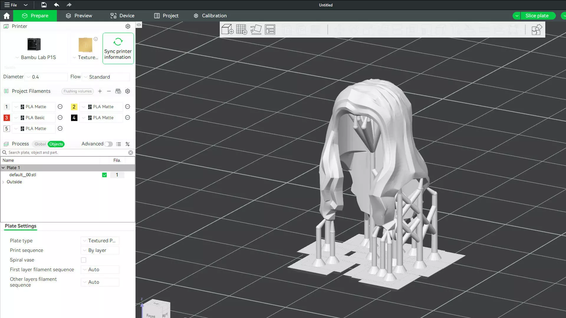 Custom3Dprint Minifigure Accessory - Minifigure Hair S2 - 101 3D print model_3