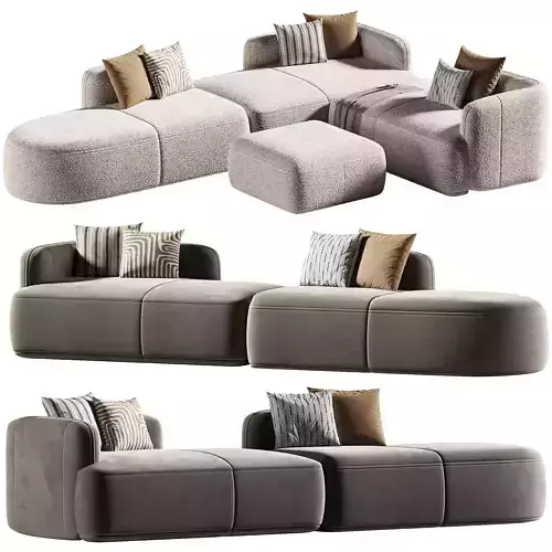 Luzaro Royalty Sectional Sofa 2