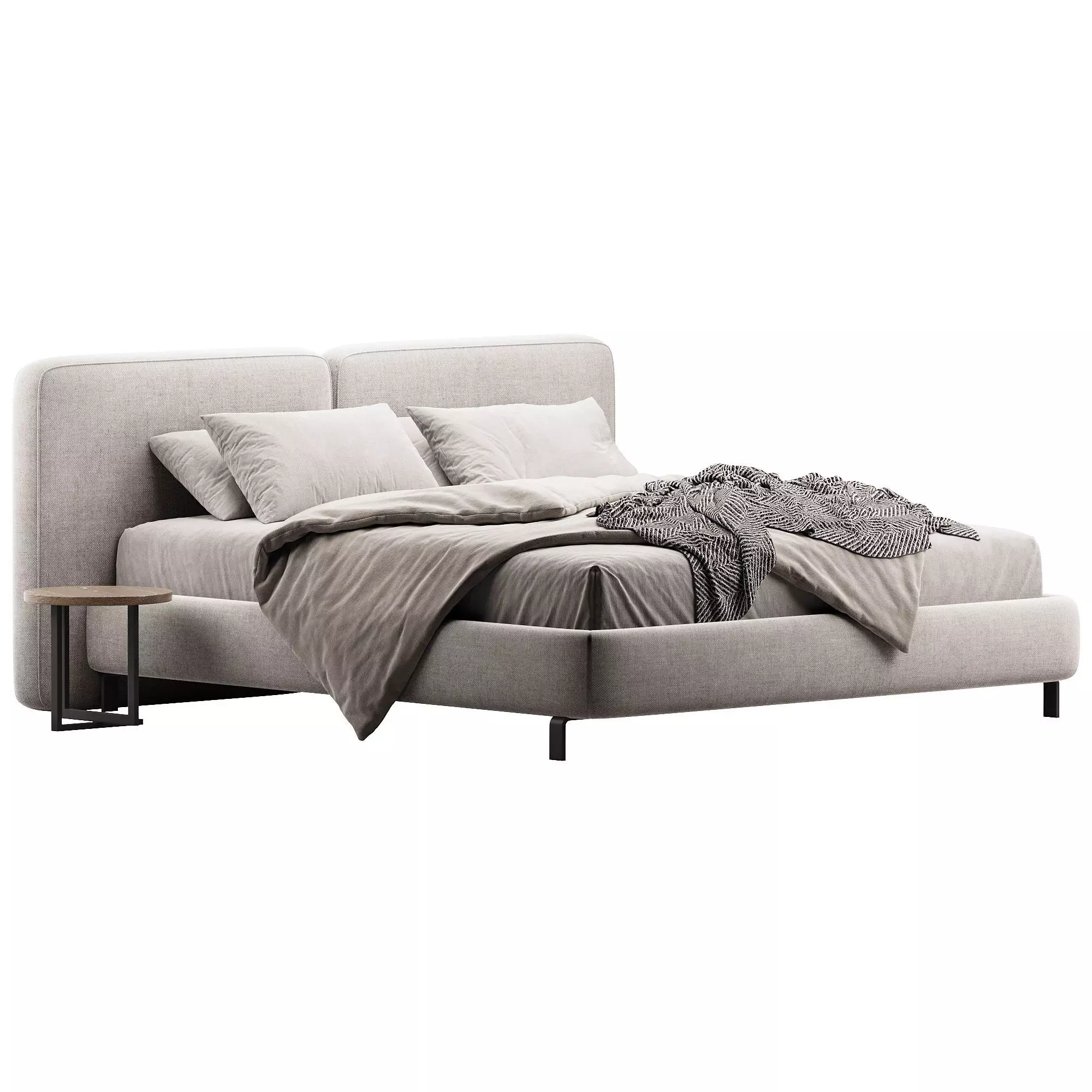 Tatlin-Cover Bed Low-poly 3D model_1