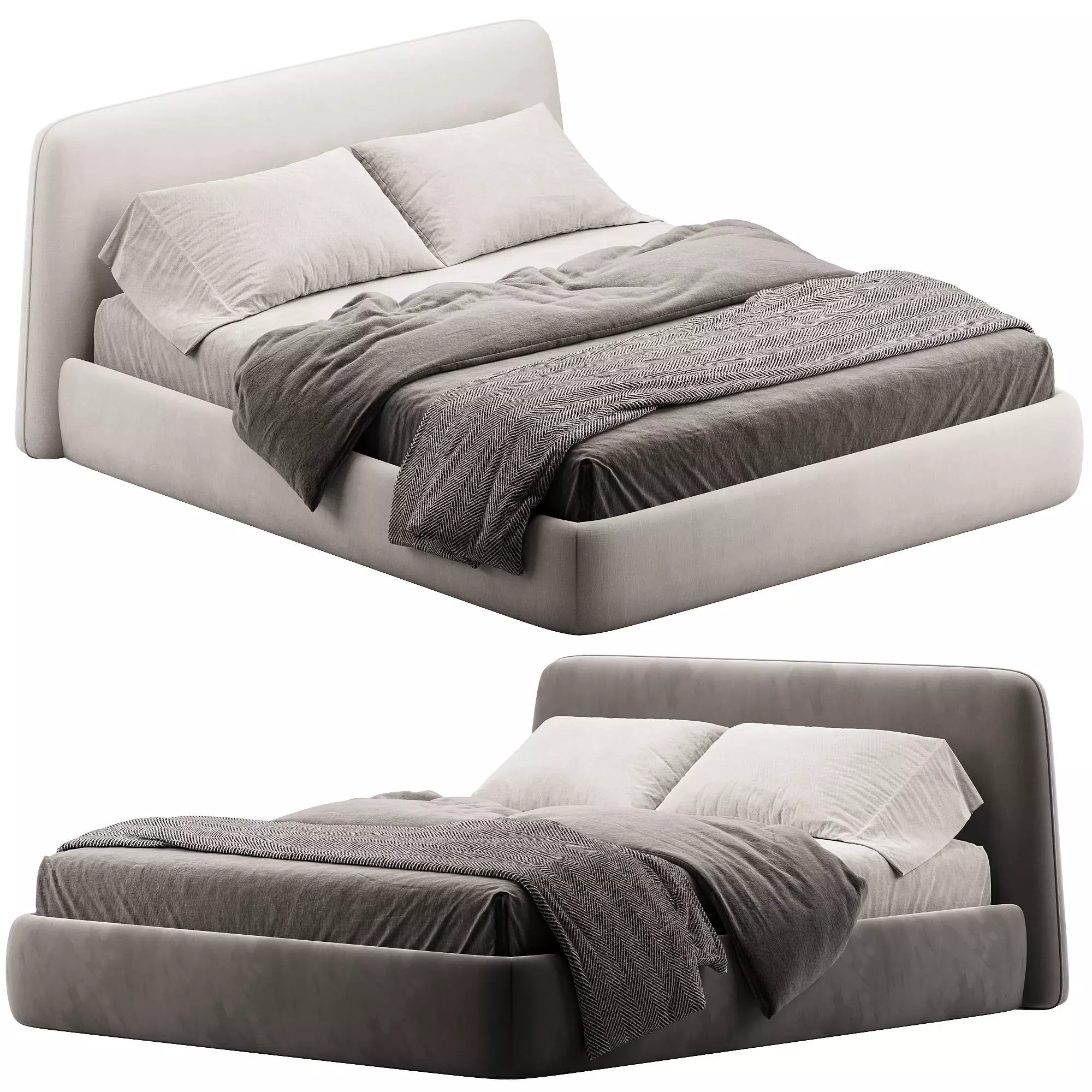 BOCA SLIMBED Low-poly 3D model_0