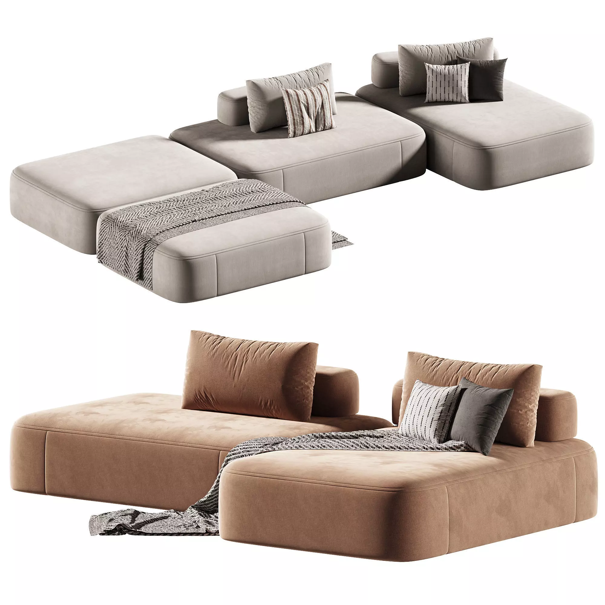 SOFA message Low-poly 3D model