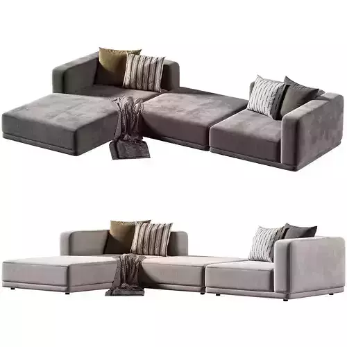 Hesser modular corner sofa by skdesign