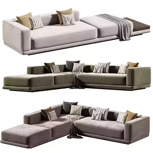 Corner sofa Minotti Horizonte Modular Sofa