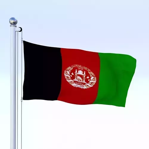 Animated Afghanistan Flag