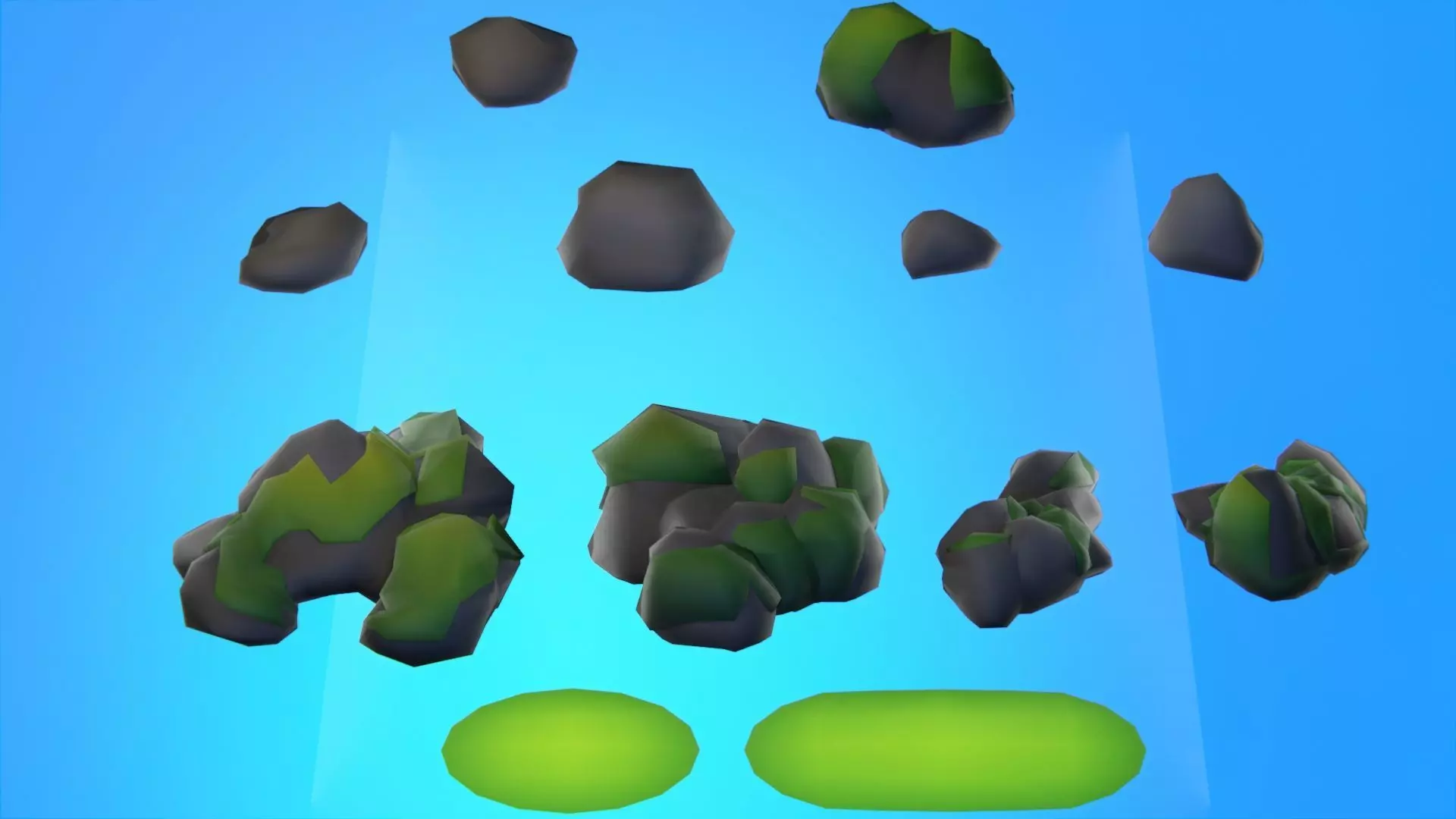 Low Poly Seasonal Forest Biome Low-poly 3D model_32