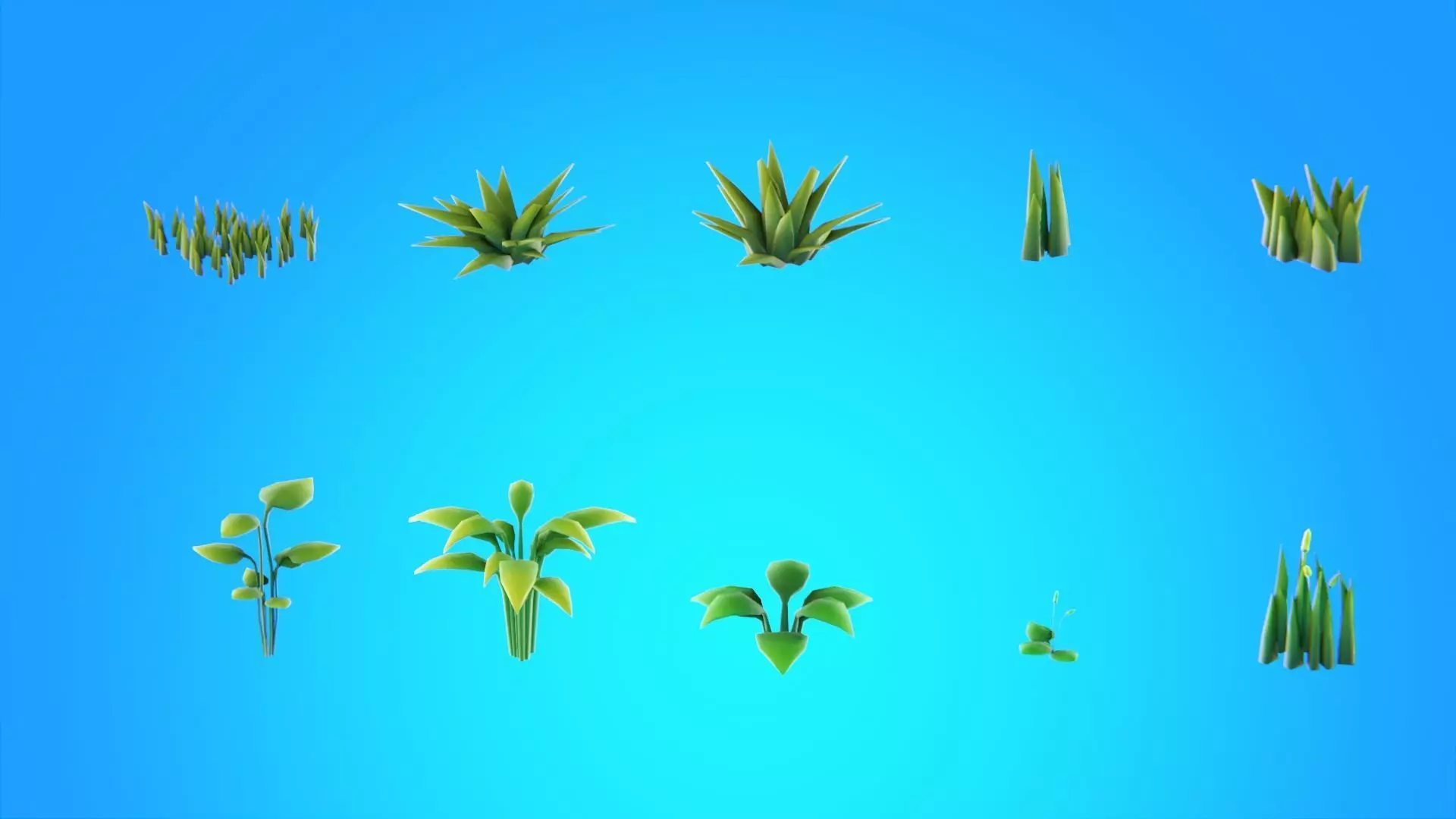 Low Poly Seasonal Forest Biome Low-poly 3D model_27