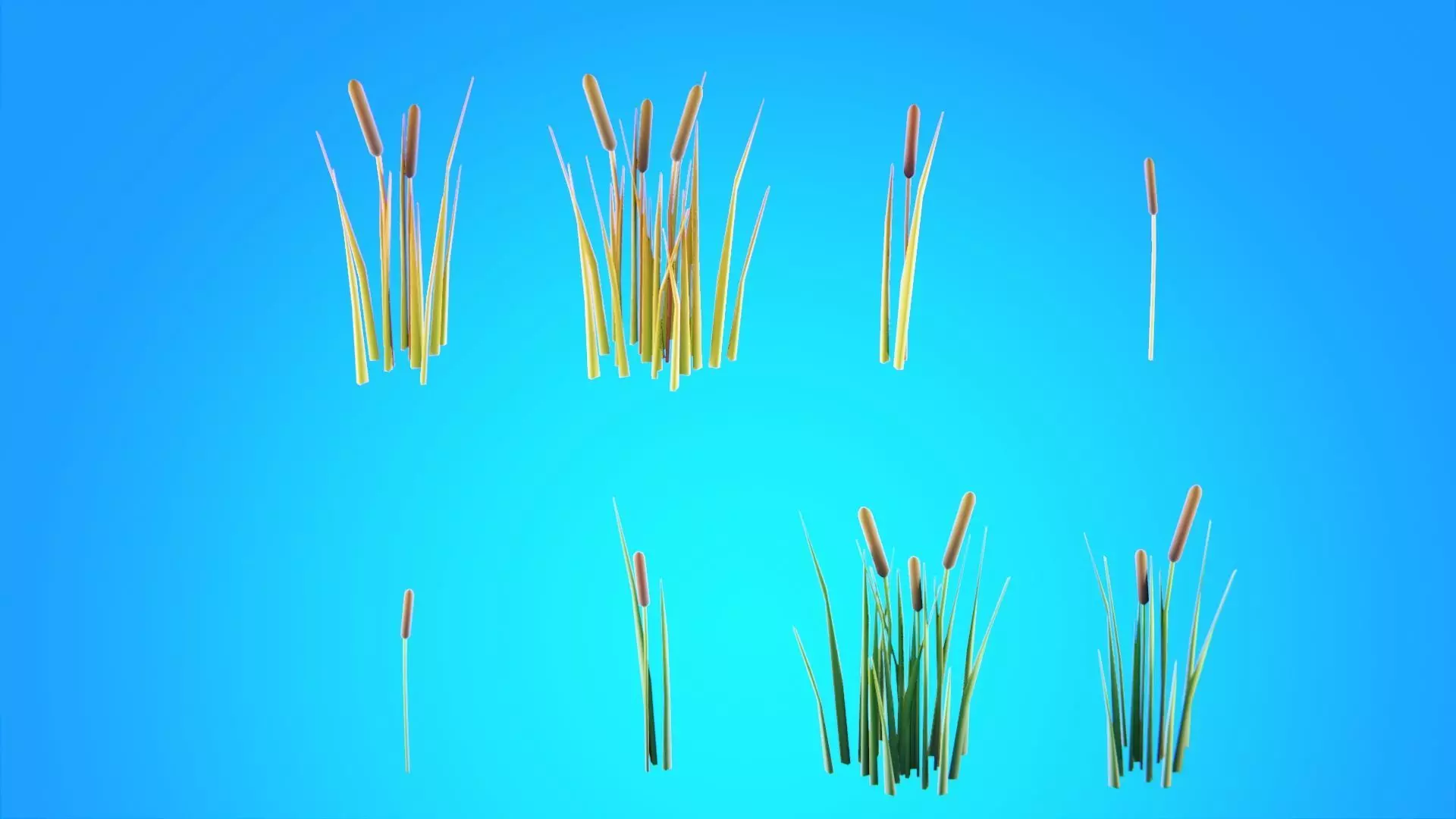 Low Poly Seasonal Forest Biome Low-poly 3D model_26