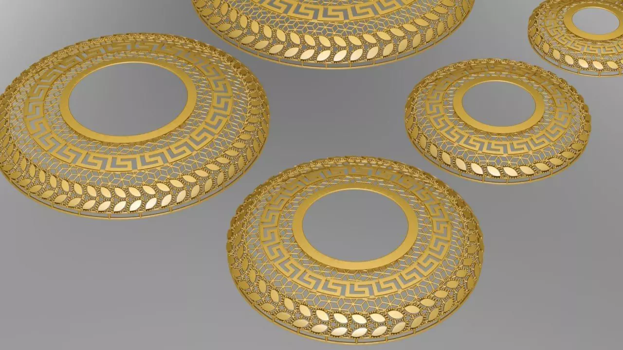 1point5to8 cm arabic circular services seeds - 8 pieces 3D print model_1