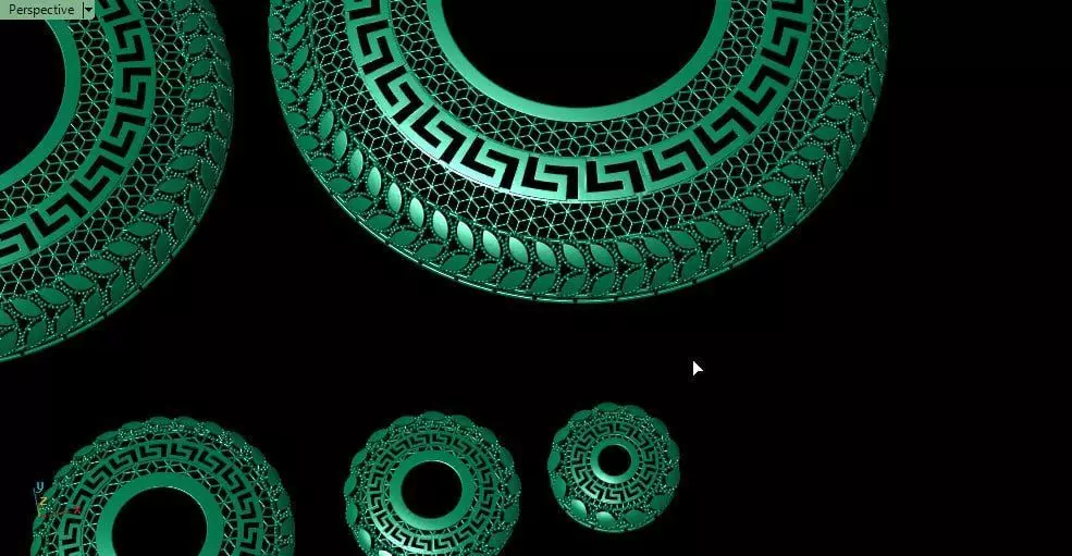 1point5to8 cm arabic circular services seeds - 8 pieces 3D print model_3