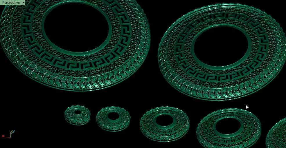 1point5to8 cm arabic circular services seeds - 8 pieces 3D print model_4