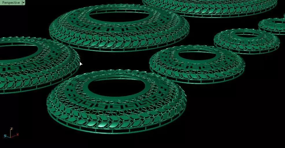 1point5to8 cm arabic circular services seeds - 8 pieces 3D print model_2