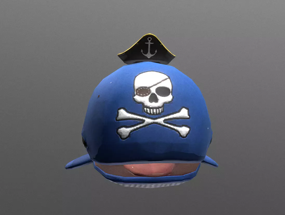 LITTLE BLUE WHALE Dive Play Fbx Pbr Animated 3D model_2