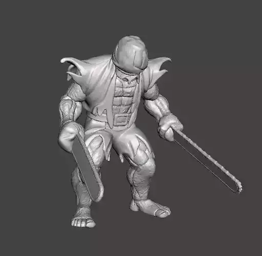 BIGGY MAN MINIATURE MODEL FIGURE FOR HORROR FANTASY GAME RPG DND