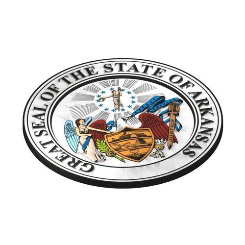 Arkansas seal 3D model