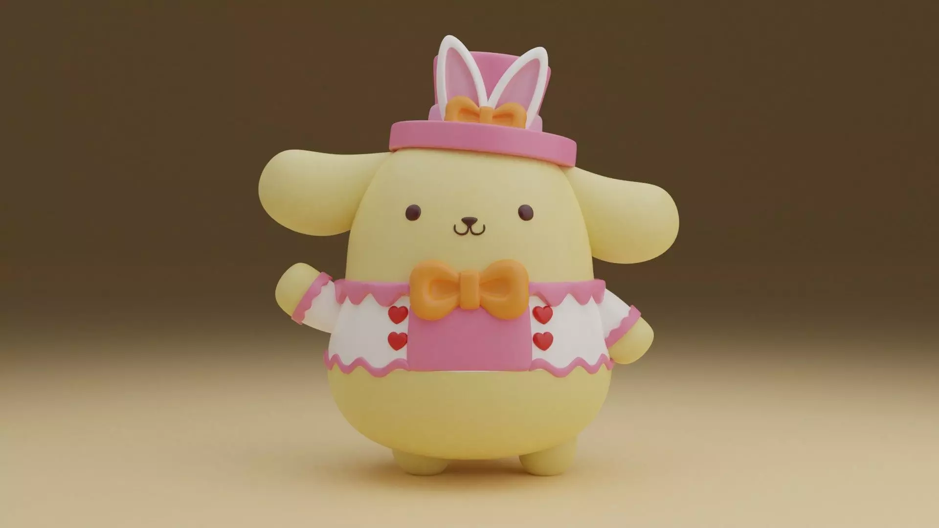 pompompurin 10 3D print model_0