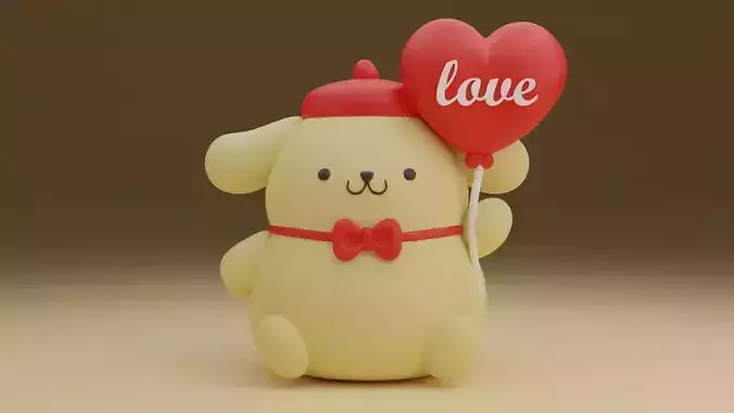 Valentine sanrio pom pom purin 20