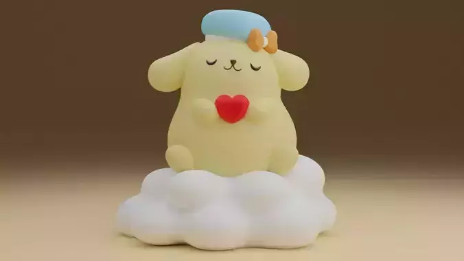 Valentine sanrio pom pom purin 19