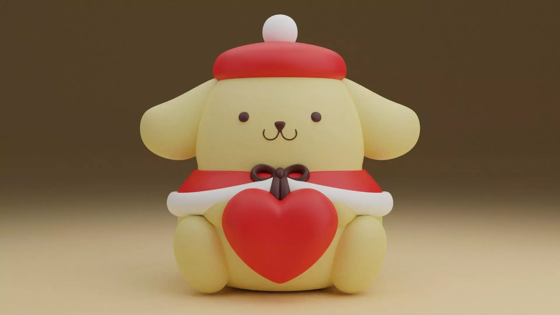 Christmas sanrio POM POM PURIN 12 3D print model_0