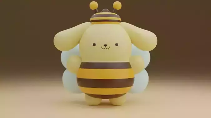 Bee pom pom purin 07