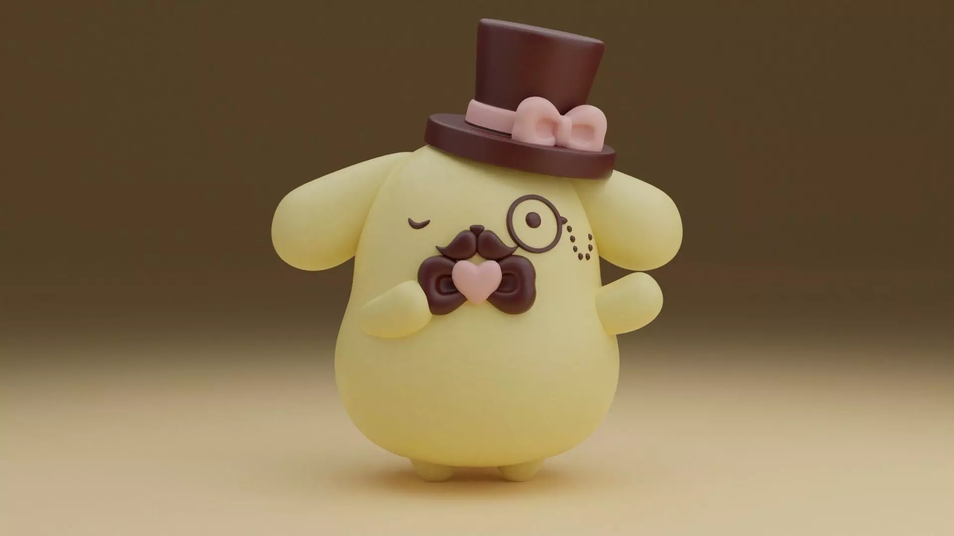 Sanrio pom pom purin 03 3D print model_0