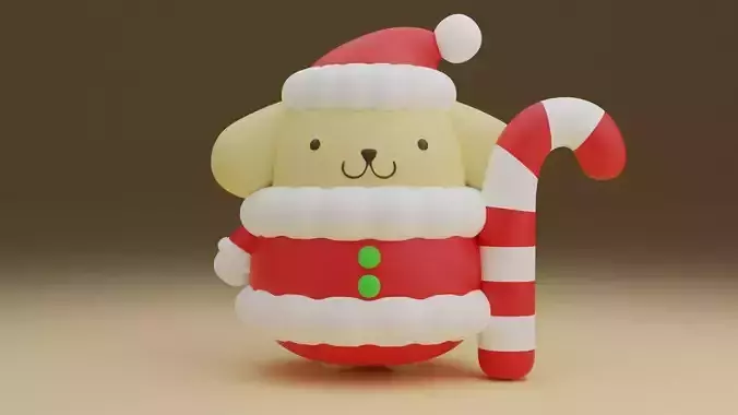 Christmas sanrio pom pom purin 01