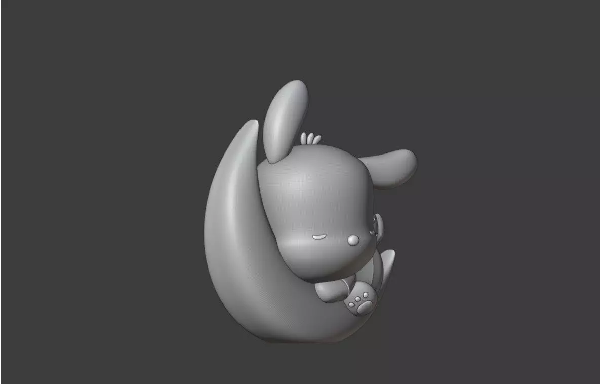 Baby pochacco 25 3D print model_2