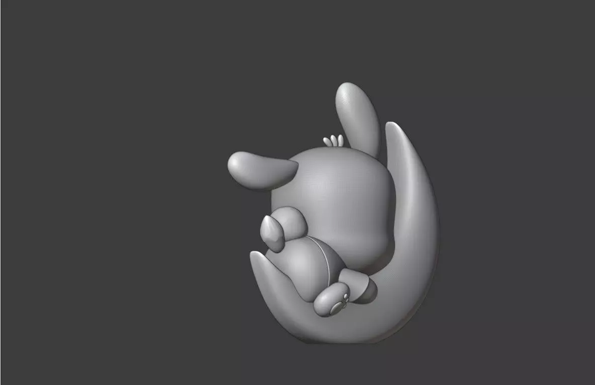 Baby pochacco 25 3D print model_6