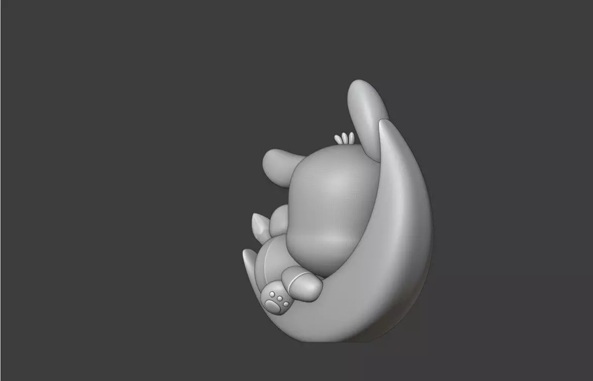 Baby pochacco 25 3D print model_4
