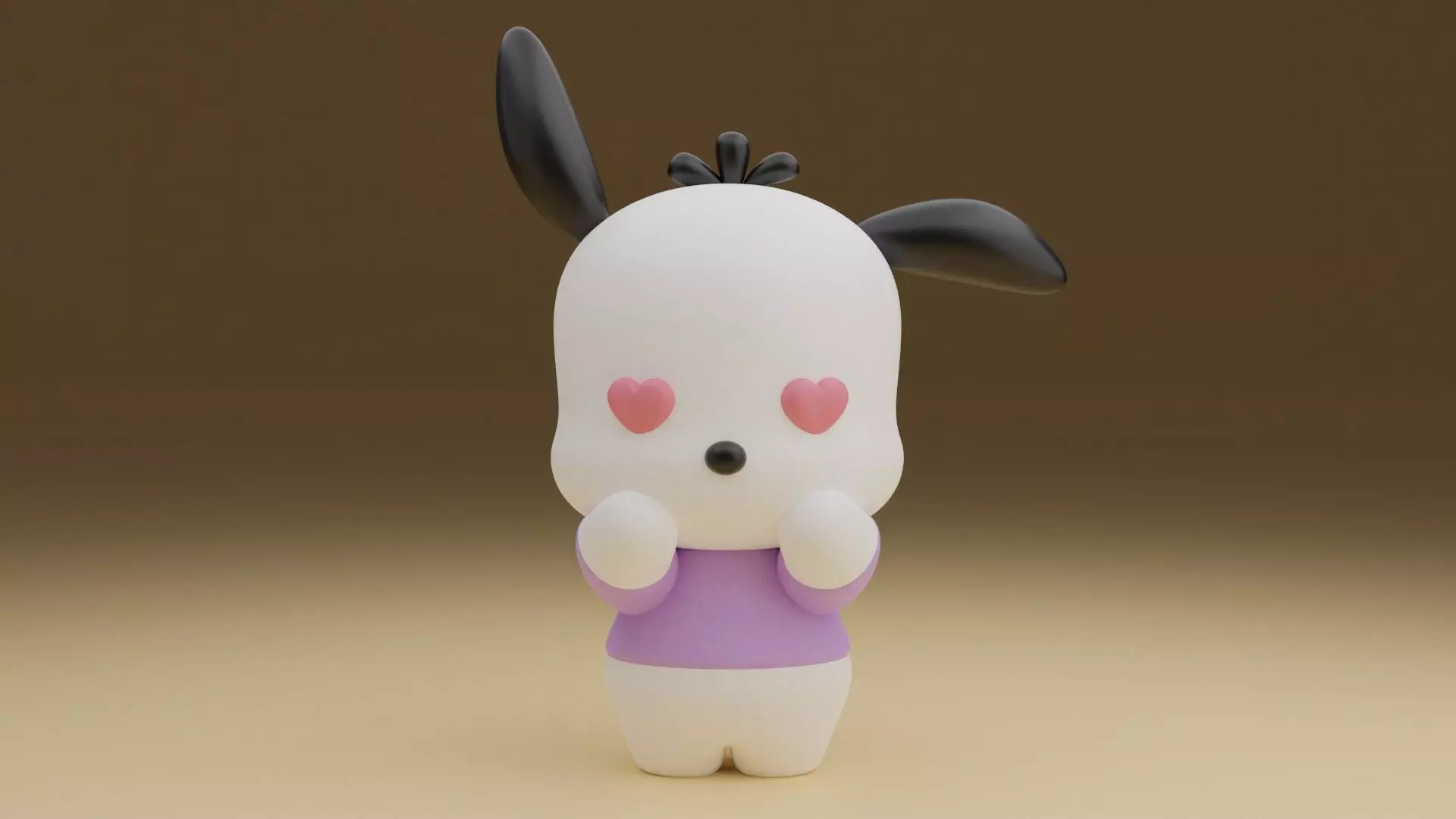Valentine pochacco 19 3D print model_0