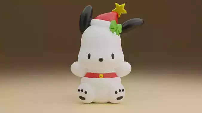 Christmas figure sanrio pochacco