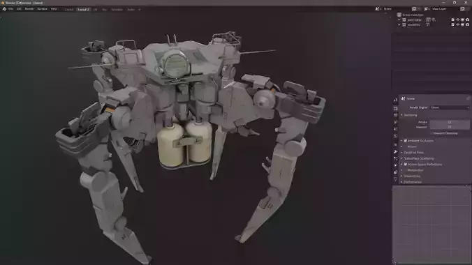 scifi-model562 scifi robot