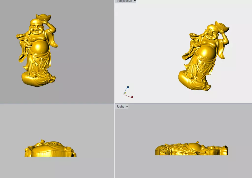 buddha lucky DI lac 3D print model_2